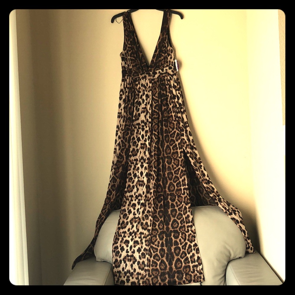 Windsor Maxi dress leopard print